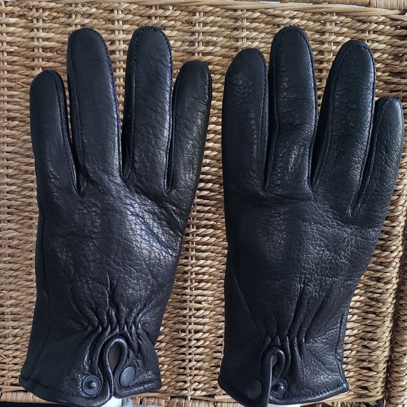Ladies Deerskin Leather Gloves very good condition - Picture 3 of 5